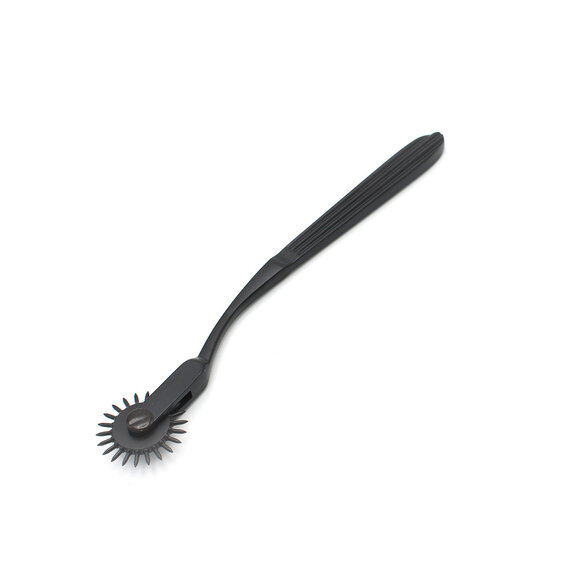 Einzelnes klassisches Pinwheel Mattschwarz – Geheimnis & Eleganz 18 cm