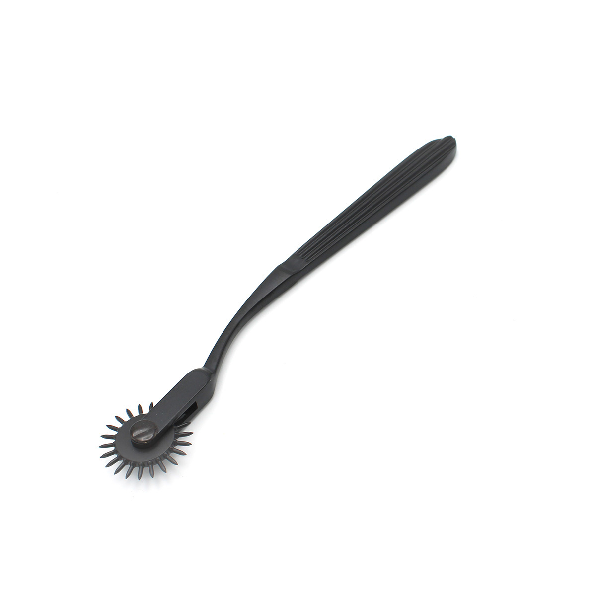 Einzelnes klassisches Pinwheel Mattschwarz – Geheimnis & Eleganz 18 cm