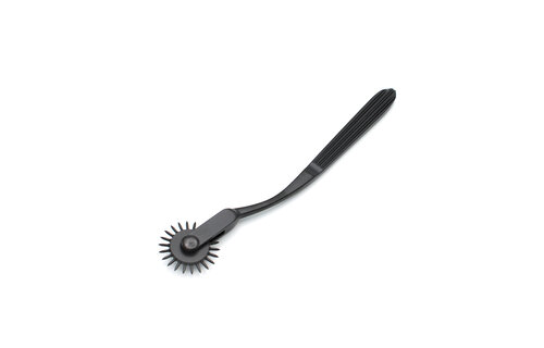 Einzelnes klassisches Pinwheel Mattschwarz – Geheimnis & Eleganz 18 cm