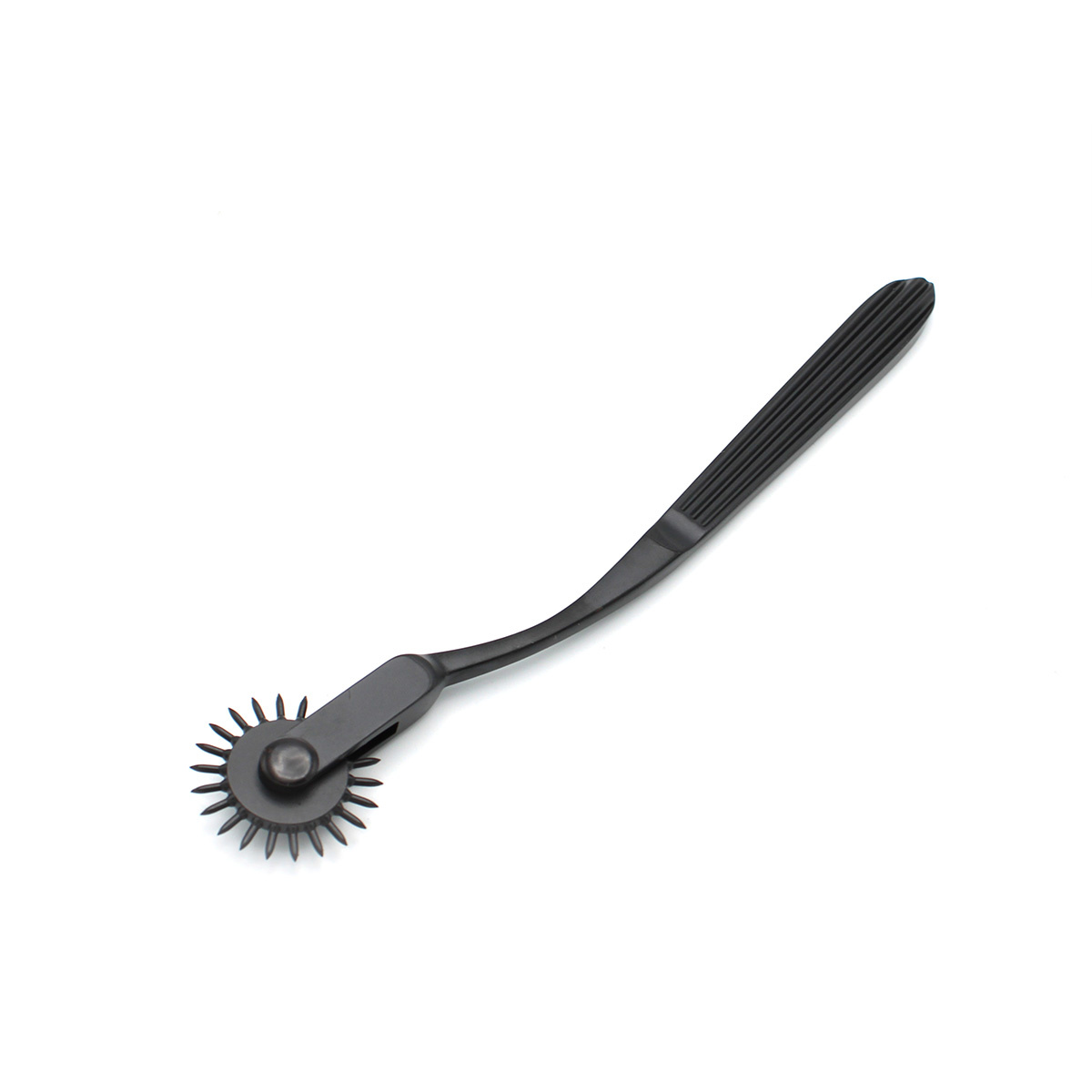 Einzelnes klassisches Pinwheel Mattschwarz – Geheimnis & Eleganz 18 cm