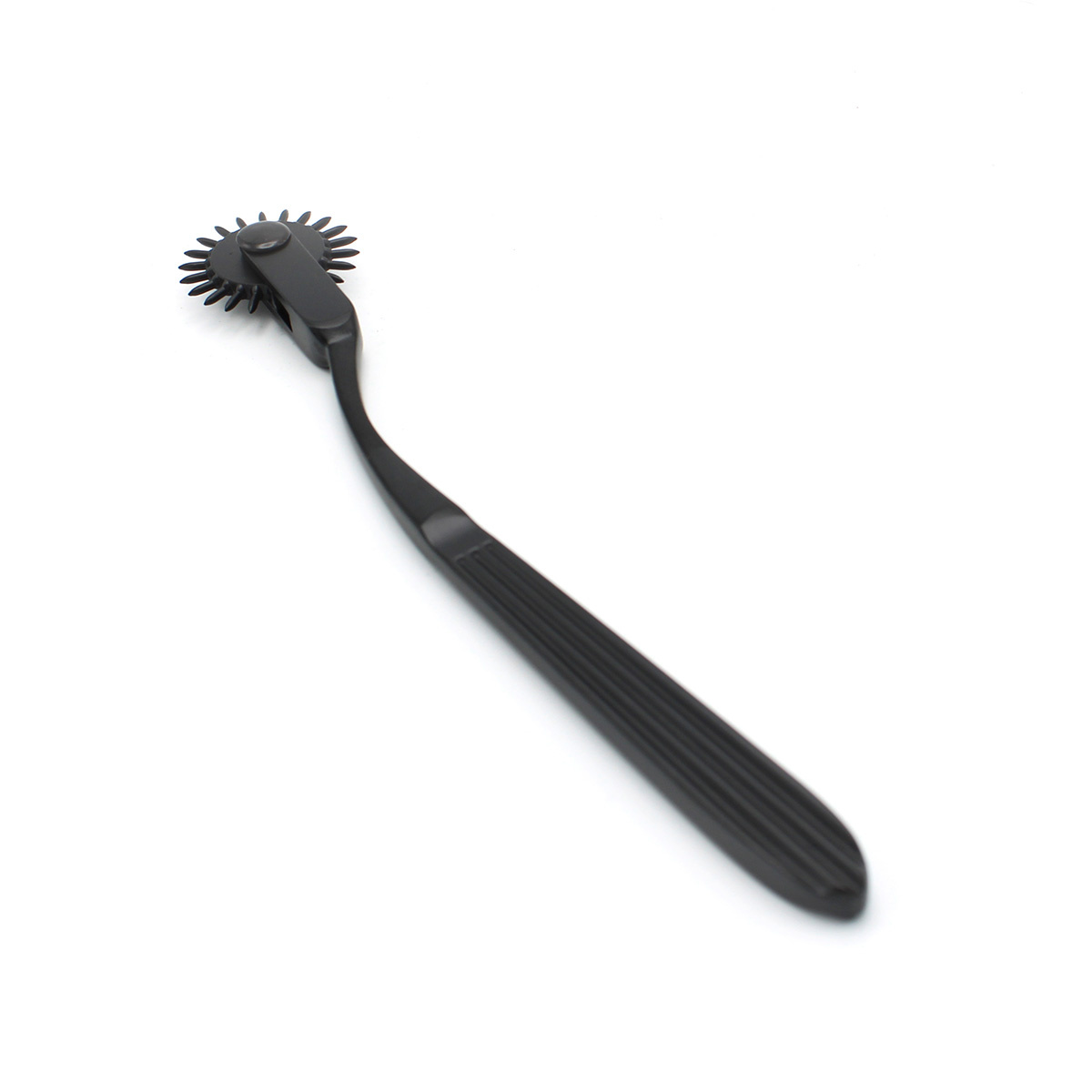 Einzelnes klassisches Pinwheel Mattschwarz – Geheimnis & Eleganz 18 cm