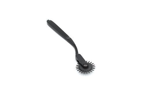 Einzelnes klassisches Pinwheel Mattschwarz – Geheimnis & Eleganz 18 cm