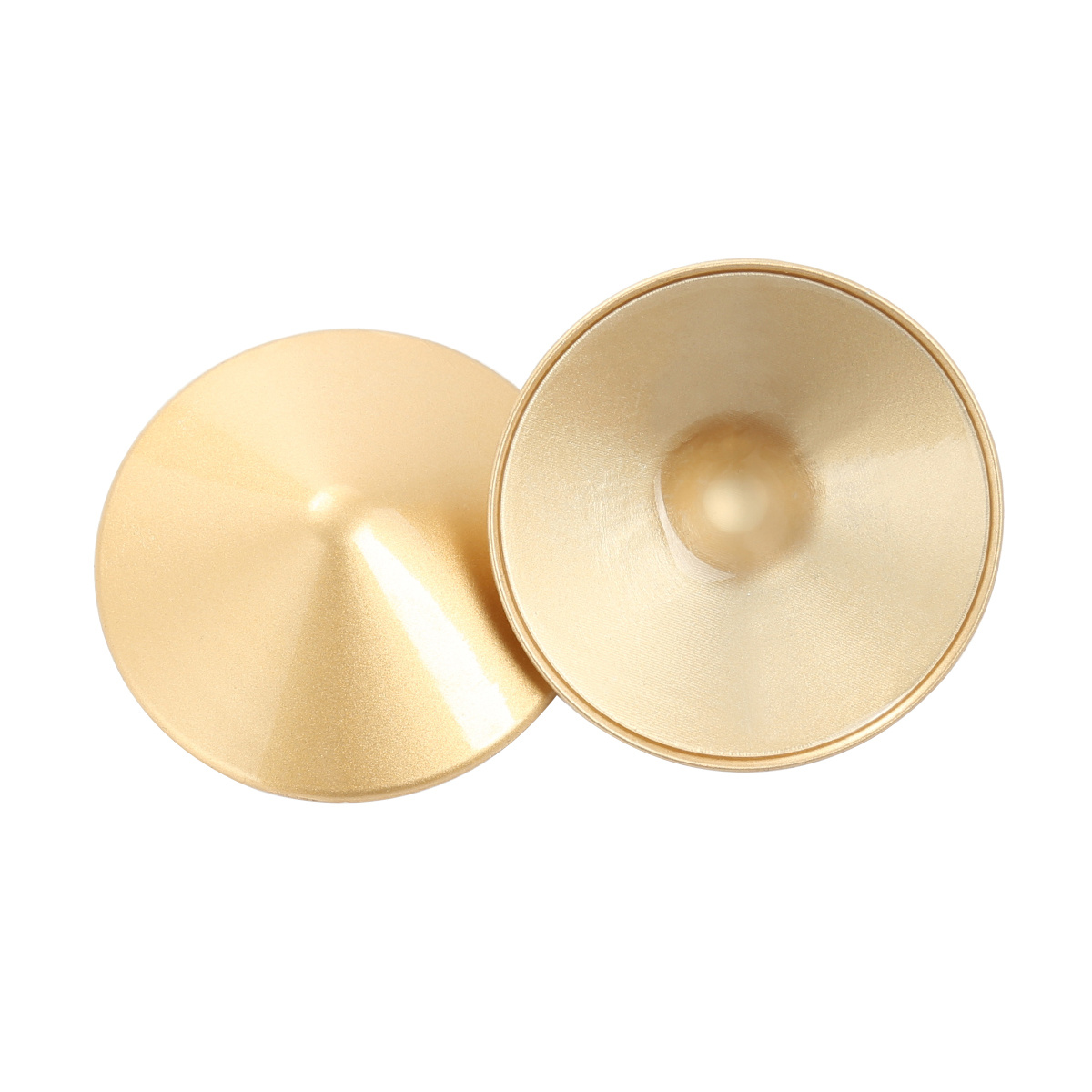 Gold metal nipple covers with sticky gel – Stylish & sexy