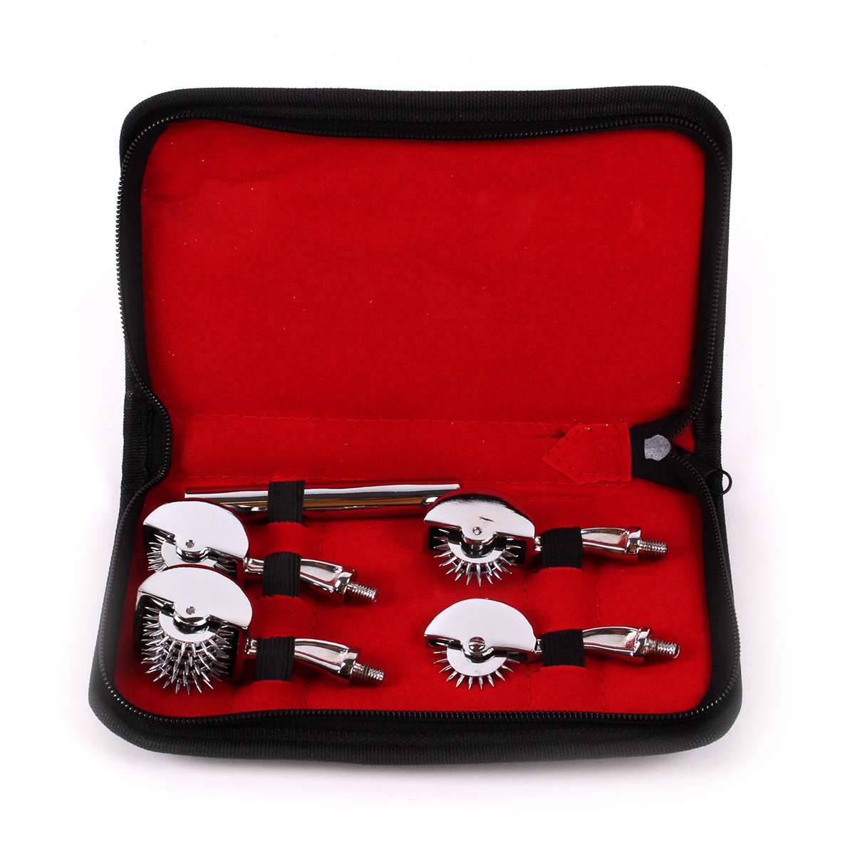 Pinwheel-Set Edelstahl – 4 austauschbare Aufsätze