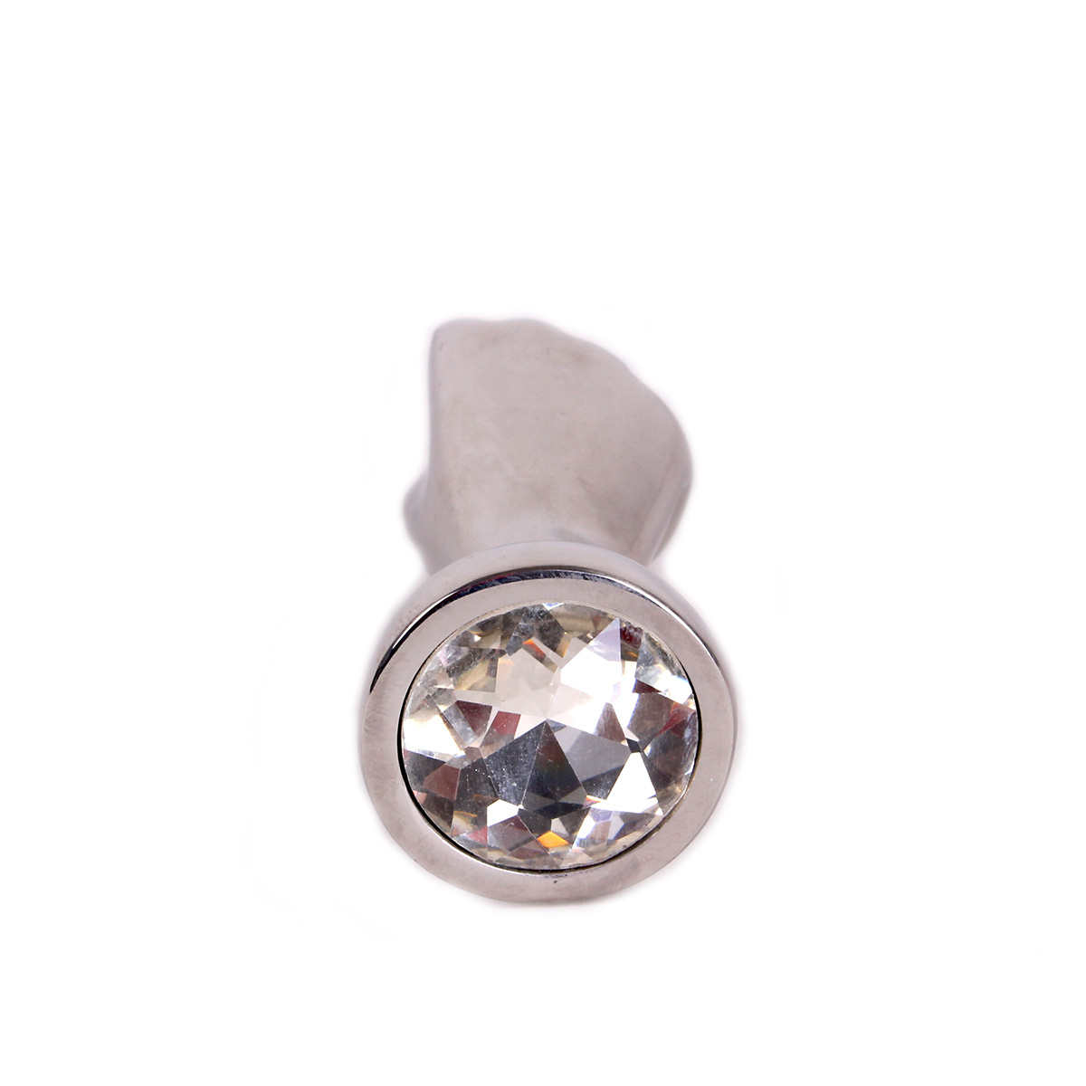 Stahl-Faust-Buttplug 8,8 cm mit Edelstein – einzigartiges Gefühl