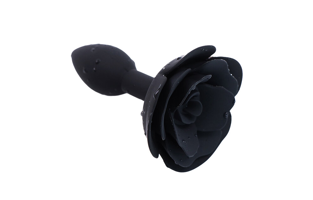 Black Rose Silikon-Buttplug 9 cm – Elegant & komfortabel