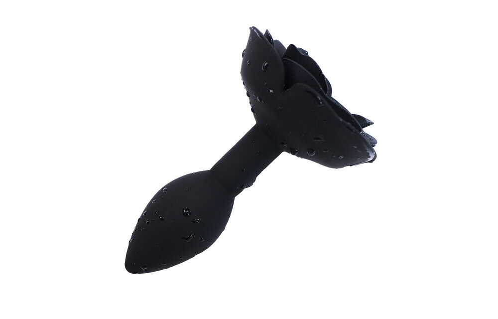 Black Rose Silikon-Buttplug 9 cm – Elegant & komfortabel