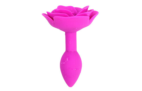 Pink Rose Silikon-Analplug 9 cm – weich & wasserdicht
