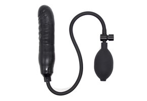 Aufblasbarer schwarzer Dildo 53 cm – Komfortabel & sicher in der Anwendung