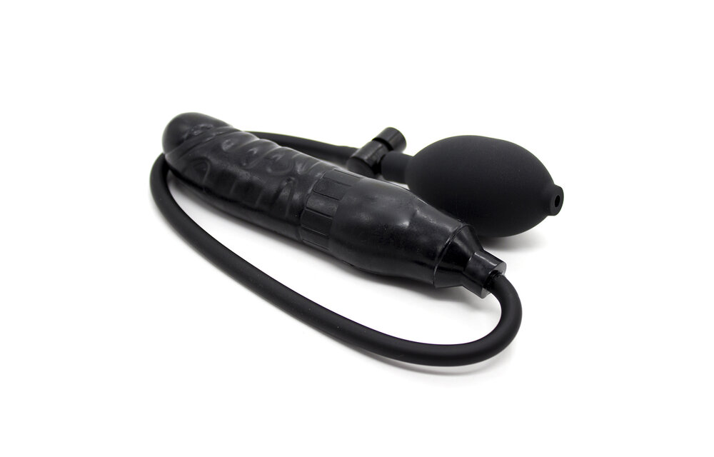 Inflatable Black Dildo – Comfortable & Safe to Use