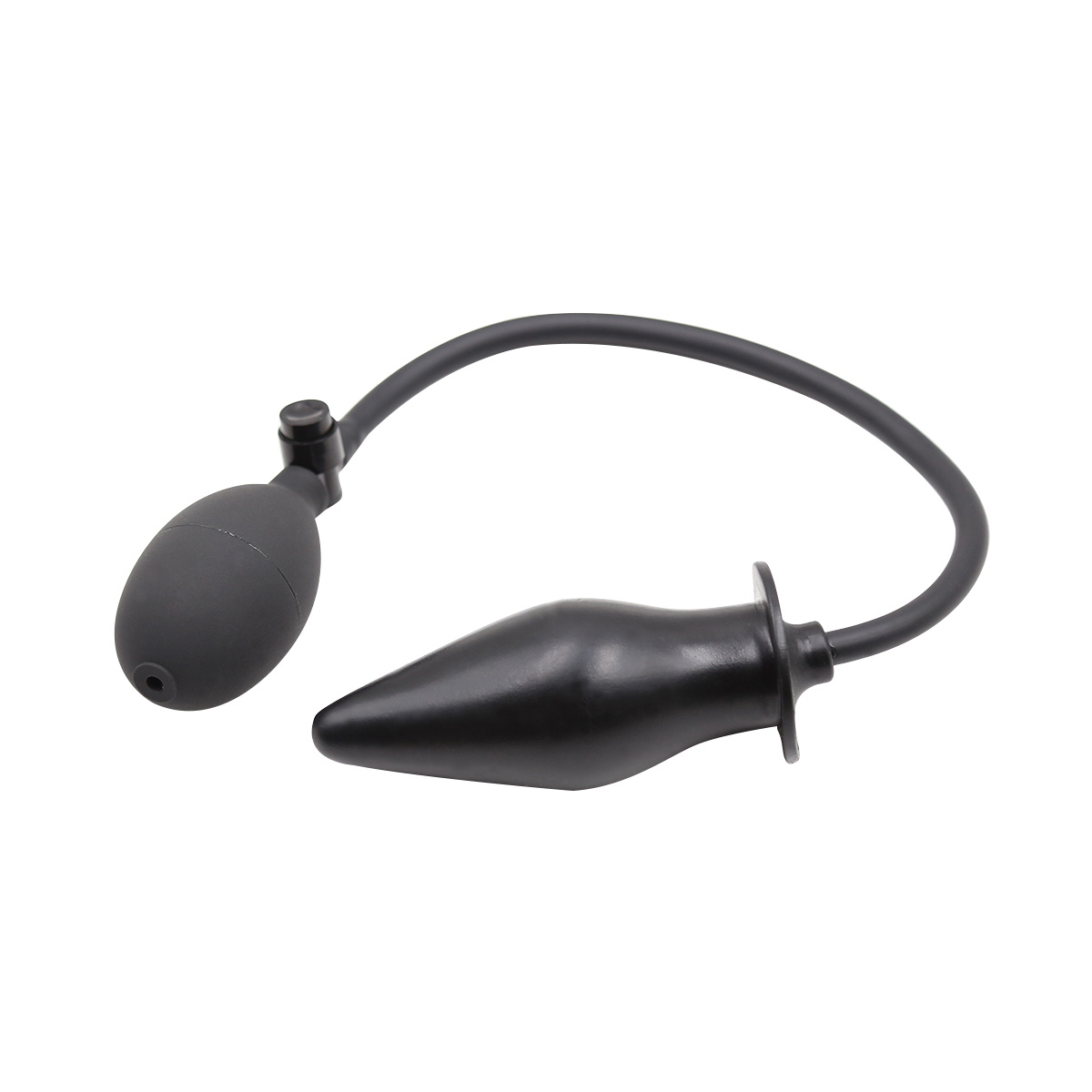 Inflatable Black Anal Spade Plug – Comfort & Safety