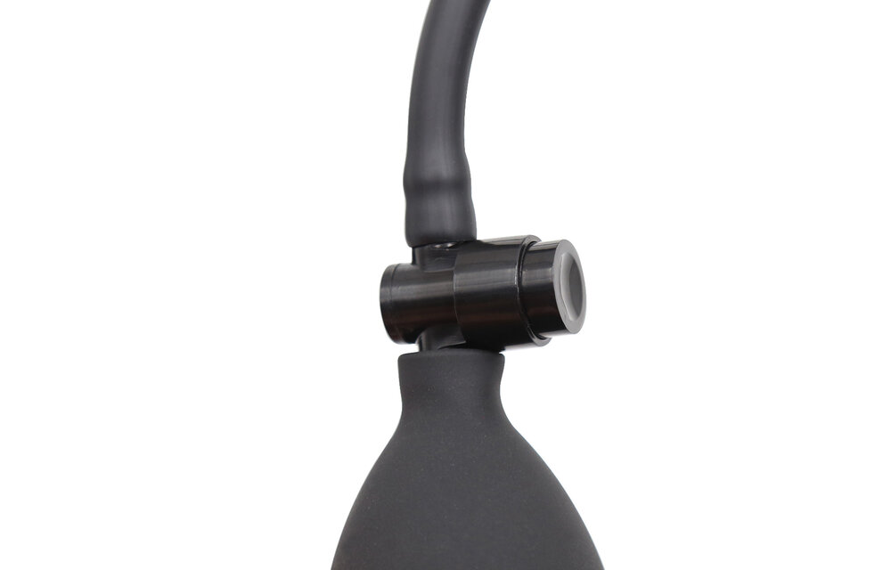 Opblaasbare Zwarte Anale Spade Plug 50 cm – Comfort & Veiligheid