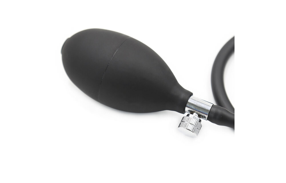 Inflatable Black Anal Plug 7 cm – Comfortable & Waterproof