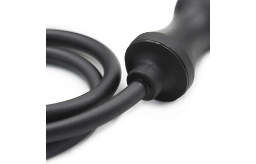 Aufblasbarer schwarzer Analplug – bequem & wasserdicht
