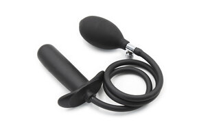 Aufblasbarer glatter schwarzer Dildo 70 cm – Komfort & Sicherheit