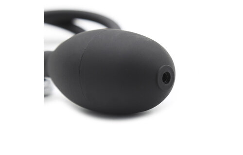 Aufblasbarer glatter schwarzer Dildo 70 cm – Komfort & Sicherheit