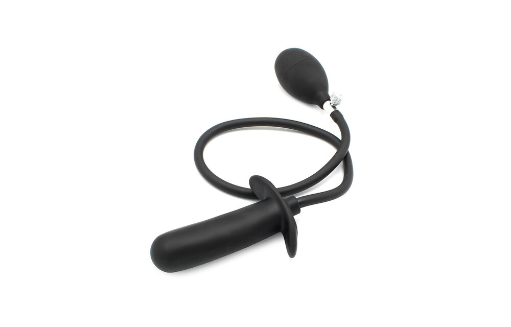 Aufblasbarer glatter schwarzer Dildo 70 cm – Komfort & Sicherheit