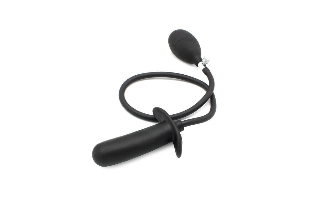 Opblaasbare Gladde Zwarte Dildo 70 cm – Comfort & Veiligheid