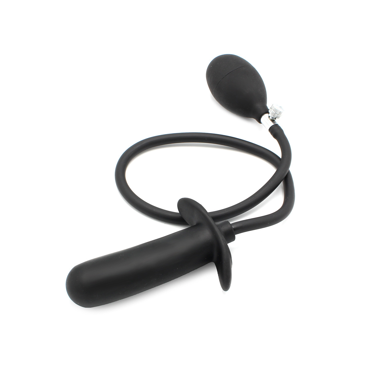 Aufblasbarer glatter schwarzer Dildo 70 cm – Komfort & Sicherheit