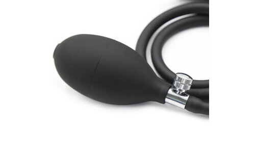 Aufblasbarer langer schwarzer Dildo 74 cm | Komfort & Sicherheit