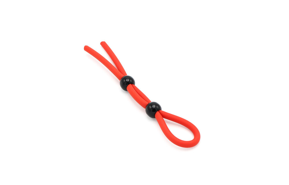 Double Strangler Red | Weicher Silikon-Cockring Kiotos