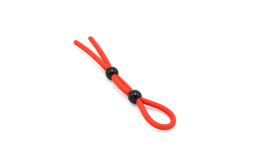Double Strangler Red | Zachte siliconen cockring Kiotos