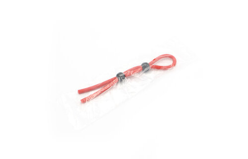 Double Strangler Red | Zachte siliconen cockring Kiotos