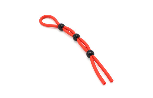 Triple Strangler Red | Adjustable silicone cock ring Kiotos