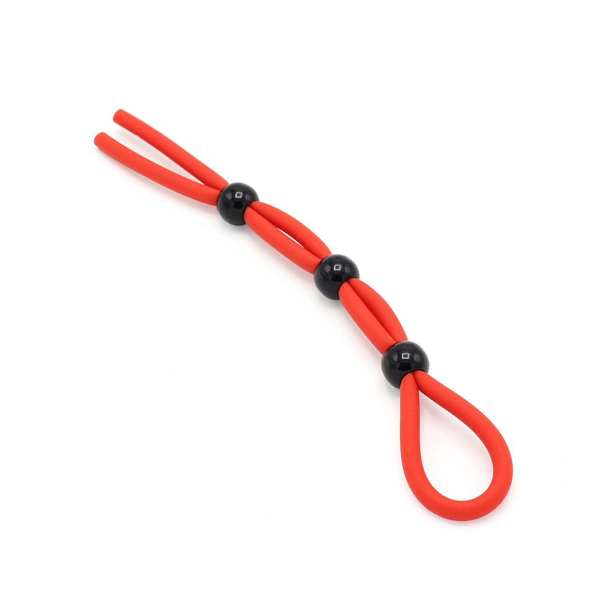 Triple Strangler Red | Adjustable silicone cock ring Kiotos