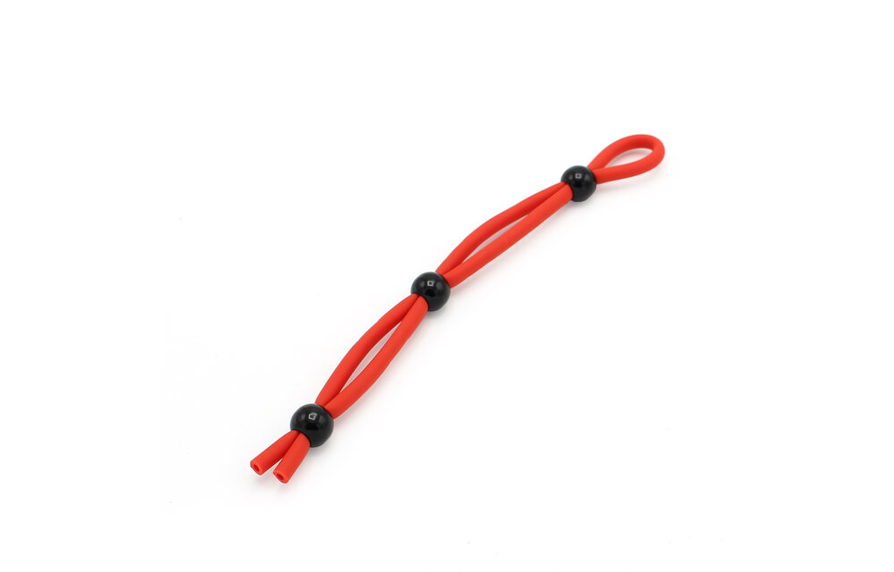 Triple Strangler Red | Adjustable silicone cock ring Kiotos