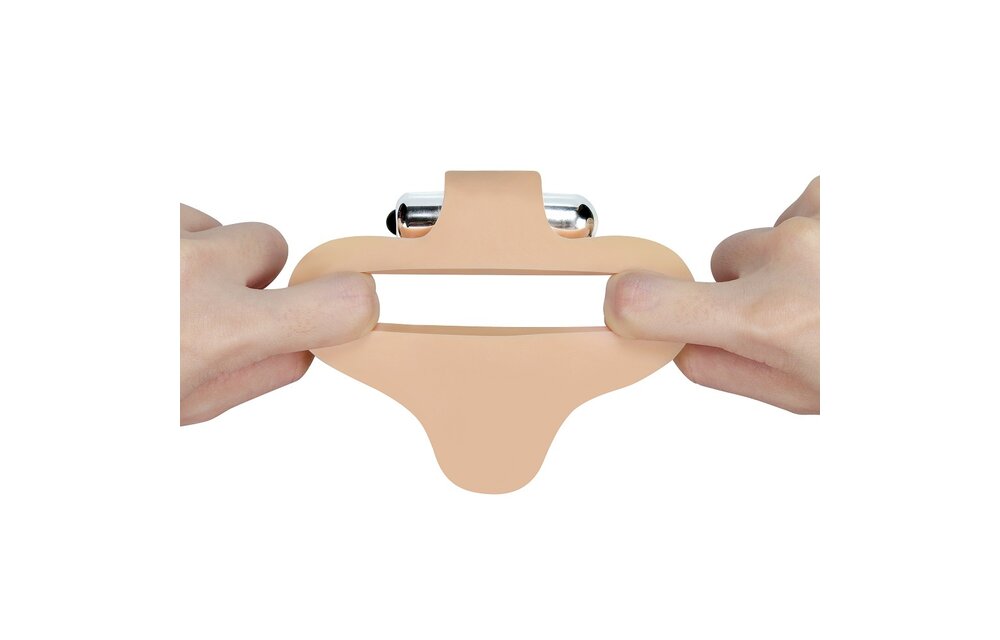 Ultraweicher TPE-Cockring & Dildo 15 cm – Doppeltes Vergnügen