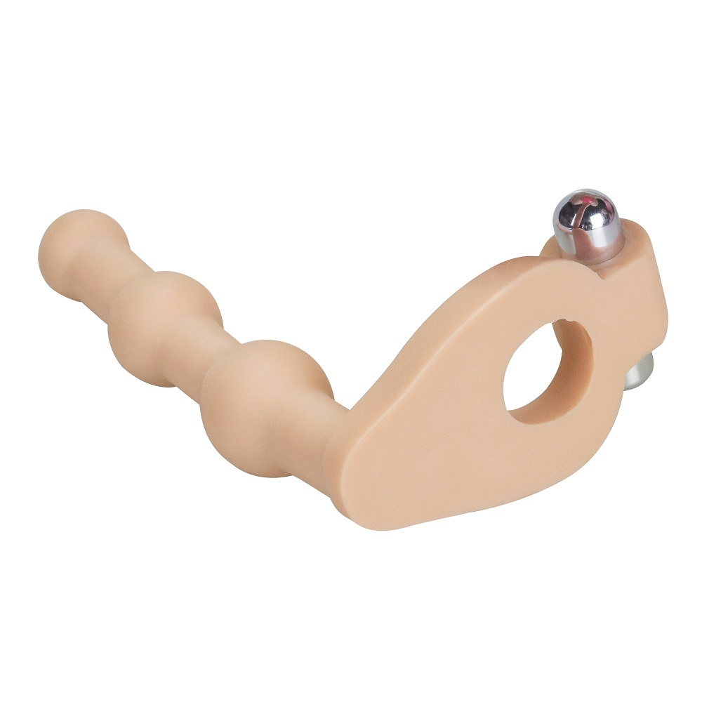 Ultra Soft TPE Cock Ring & Dildo 15 cm – Double Pleasure