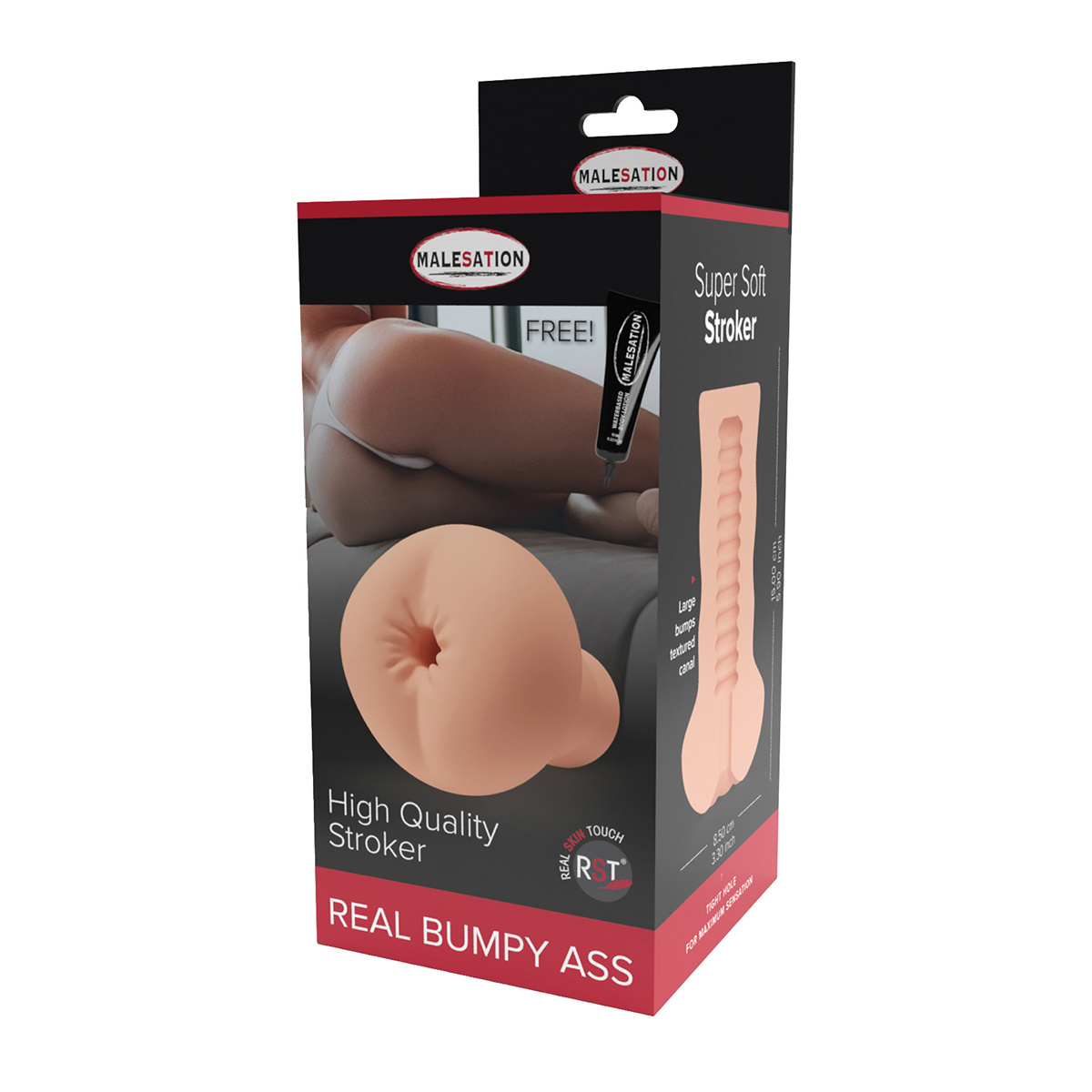 Malesation Real Bumpy Ass Masturbator – Waterdicht & Compact