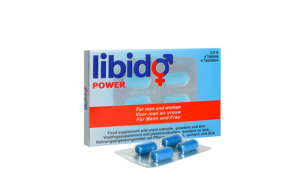 Libidopower 4 Tabletten | Natürliches Mittel zur Steigerung der Libido