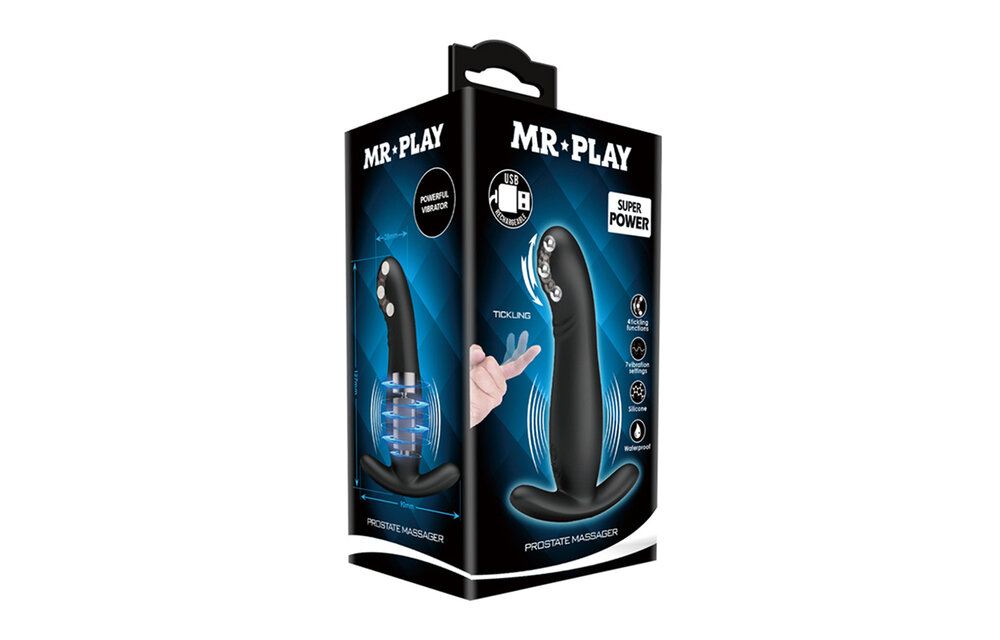 Mr. Play Prostate Vibrator – 7 Vibrations & Remote Control