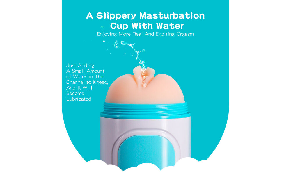 Duo-Masturbator Cup Selbstgleitend – Vagina- & Anus-Sensation