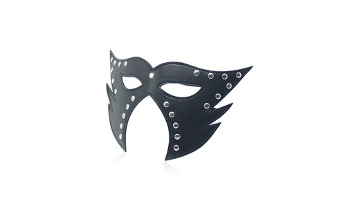 Schwarze Katzenmaske aus PU-Leder – geheimnisvoll & cool | Perfekter Liebhaber