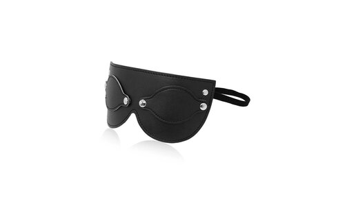 Zwarte Pu-Leer Oogmasker | Mysterieus & Stijlvol | Perfect Lover
