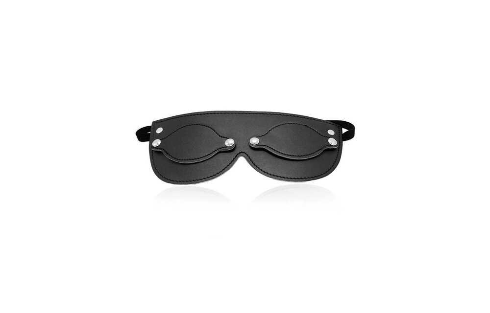 Black PU Leather Eye Mask | Mysterious & Stylish | Perfect Lover