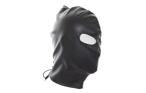 Kinky Zwart Pu-Leer Masker | Comfortabel & Sterk Bdsm Masker
