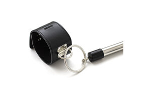 BDSM Spreader Bar 30 cm With Black PU Leather Restraints – Perfect