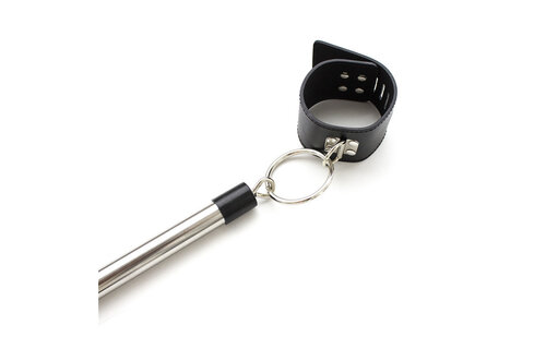 BDSM Spreader Bar 30 cm With Black PU Leather Restraints – Perfect