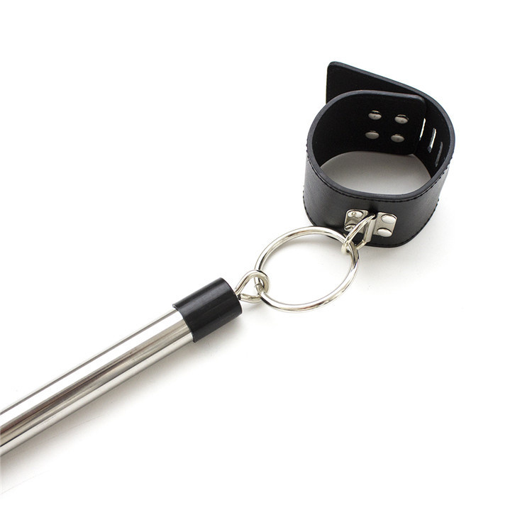 BDSM Spreader Bar 30 cm With Black PU Leather Restraints – Perfect