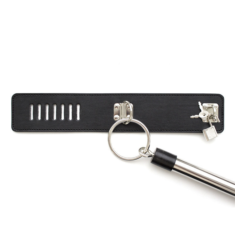 BDSM Spreader Bar 30 cm With Black PU Leather Restraints – Perfect