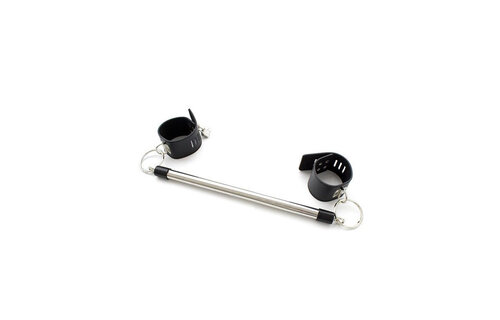 BDSM Spreader Bar 30 cm With Black PU Leather Restraints – Perfect