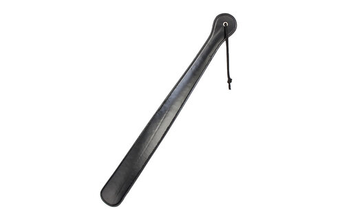 Black Whip Paddle Clap – Durable PU Leather BDSM Toy