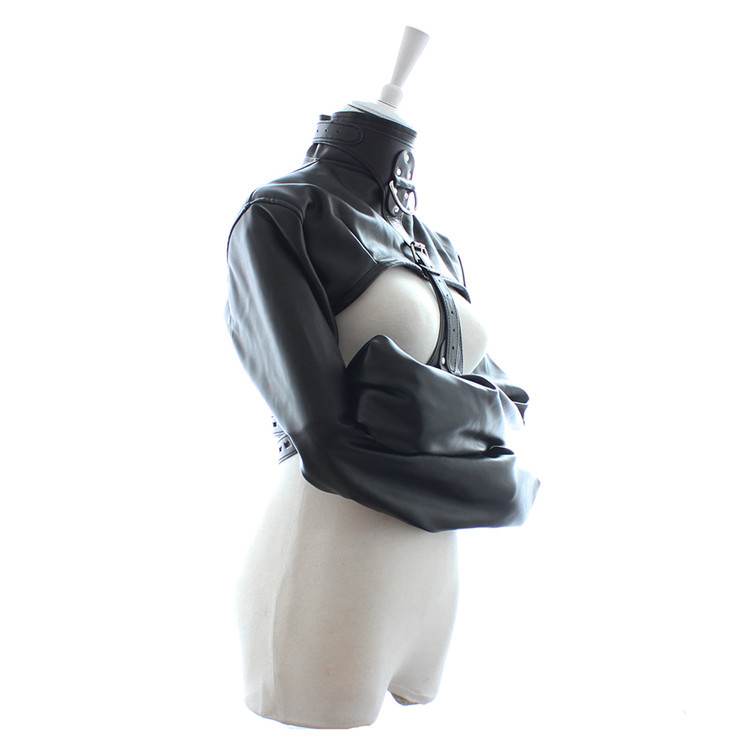 Straitjacket Small PU Leather | Sturdy Bondage Restraint Black