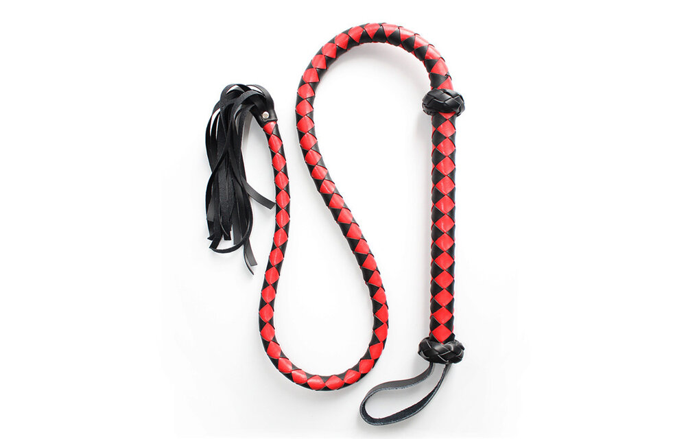 Zweep 150 cm Rood - Sterk & Stijlvol BDSM Accessoire