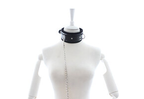 Padded PU Leather Collar Black | Comfort & Control BDSM