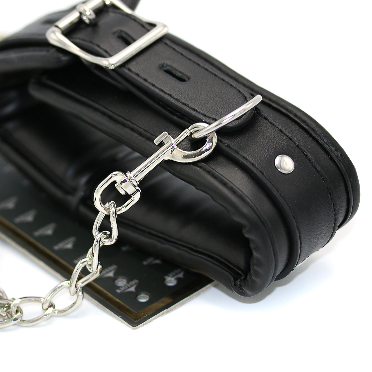 Padded PU Leather Collar Black | Comfort & Control BDSM